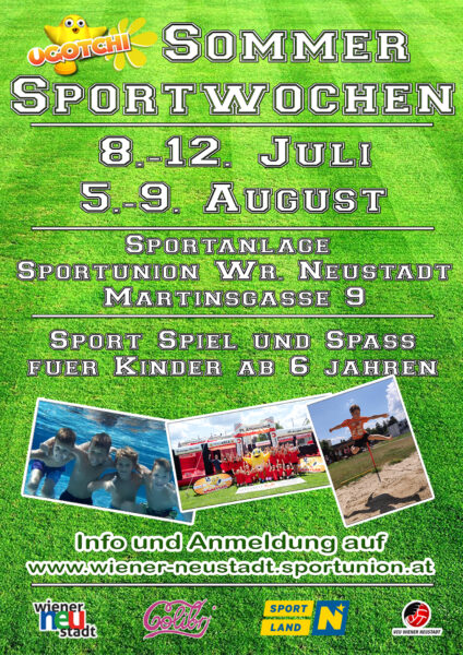 Plakat Sommersportwochen 2024