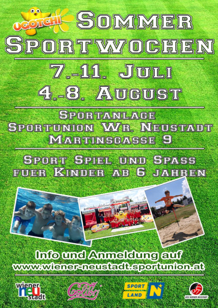 Plakat Sommersportwochen 2025 Plakat Sommersportwochen 2025